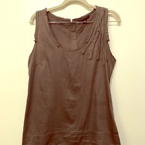Edgy Banana Republic sleeveless cotton top.